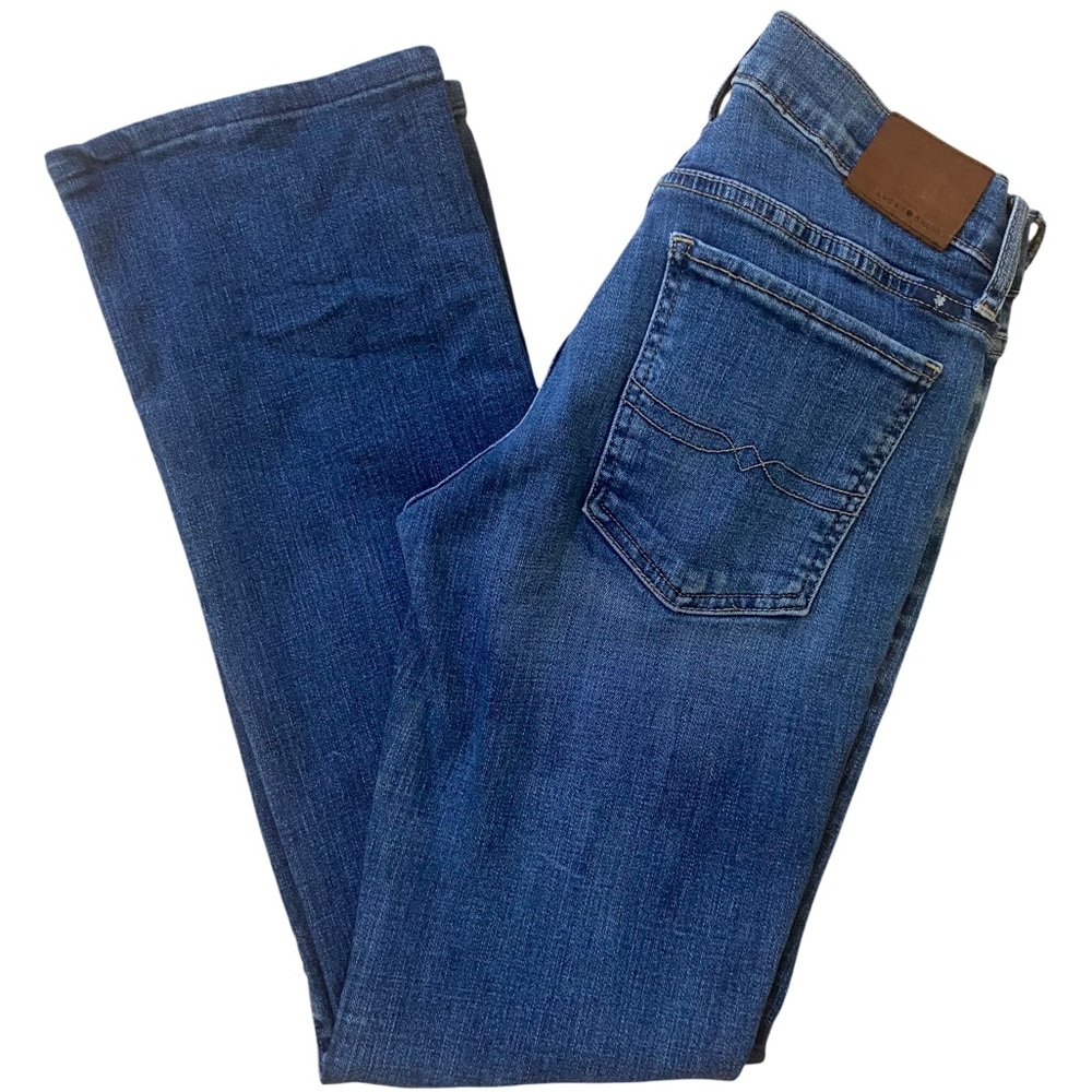 Vintage LUCKY BRAND Ladies Straight Leg Jeans Size 2 Waist 26.5 - Picture 1 of 6